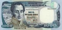 p432A from Colombia: 1000 Pesos Oro from 1992