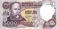 Gallery image for Colombia p436: 5000 Pesos Oro