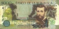 Gallery image for Colombia p442a: 5000 Pesos