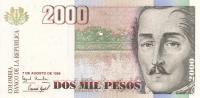 Gallery image for Colombia p445d: 2000 Pesos