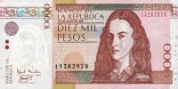 p453a from Colombia: 10000 Pesos from 2001