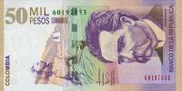 Gallery image for Colombia p455A: 50000 Pesos