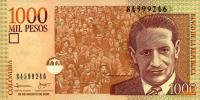 Gallery image for Colombia p456k: 1000 Pesos