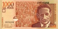 Gallery image for Colombia p456o: 1000 Pesos