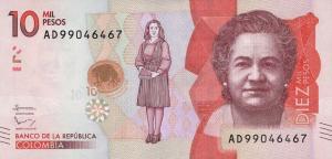 Gallery image for Colombia p460b: 10000 Pesos