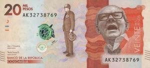 Gallery image for Colombia p461e: 20000 Pesos
