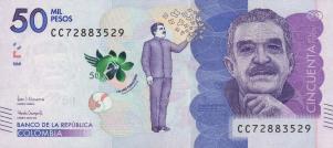 Gallery image for Colombia p462f: 50000 Pesos