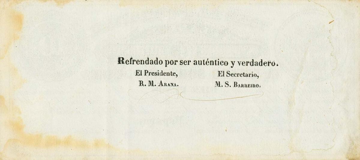 Back of Colombia pS143a: 10 Pesos from 1882