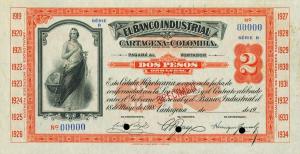 Gallery image for Colombia pS552s: 2 Pesos
