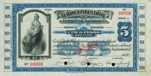 Gallery image for Colombia pS556s: 5 Pesos