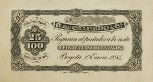 Gallery image for Colombia pS886A: 25 Centavos