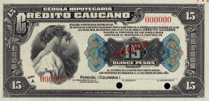 Gallery image for Colombia pS891s: 15 Pesos