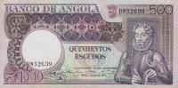 Gallery image for Angola p107a: 500 Escudos from 1973