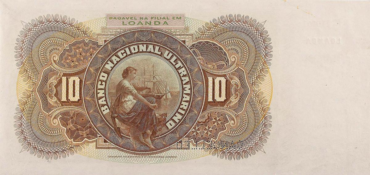 Back of Angola p33s: 10 Reis from 1909