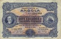 p56a from Angola: 2.5 Escudos from 1921