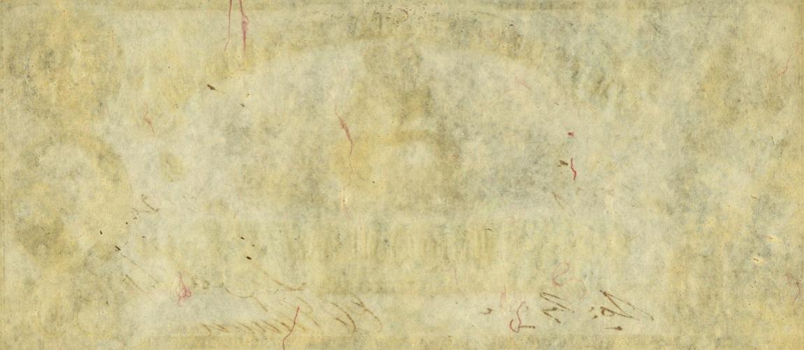 Back of Confederate States of America p5: 50 Dollars from 1861