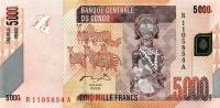 Gallery image for Congo Democratic Republic p102a: 5000 Francs