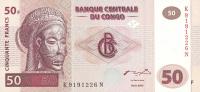Gallery image for Congo Democratic Republic p91A: 50 Francs