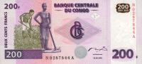 Gallery image for Congo Democratic Republic p95a: 200 Francs
