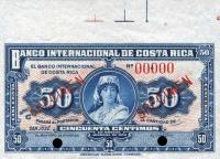 p173s from Costa Rica: 50 Centimos from 1935