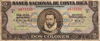 Gallery image for Costa Rica p201a: 2 Colones from 1941