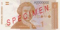 p16s from Croatia: 1 Dinar from 1991