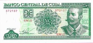 Gallery image for Cuba p116m: 5 Pesos from 2012