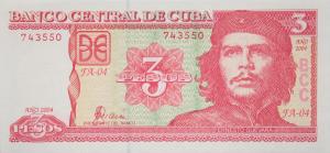 Gallery image for Cuba p127a: 3 Pesos from 2004