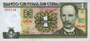Gallery image for Cuba p128h: 1 Peso