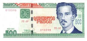 Gallery image for Cuba p131e: 500 Pesos