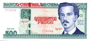 Gallery image for Cuba p131g: 500 Pesos