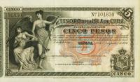 Gallery image for Cuba p39b: 5 Pesos