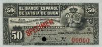 Gallery image for Cuba p46s: 50 Centavos