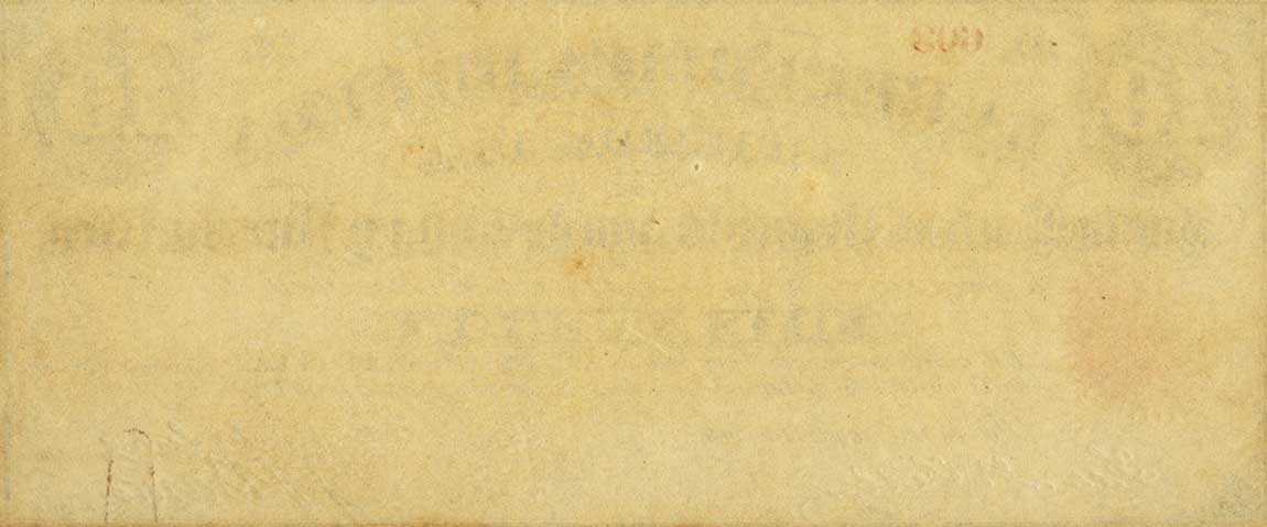 Back of Cuba p63: 10 Pesos from 1869