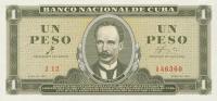 Gallery image for Cuba p94a: 1 Peso