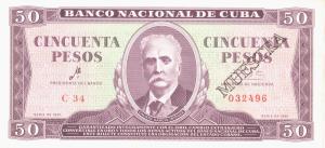 p98s from Cuba: 50 Pesos from 1961