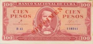 Gallery image for Cuba p99s: 100 Pesos
