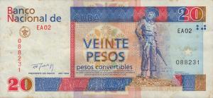 Gallery image for Cuba pFX41: 20 Peso Convertible