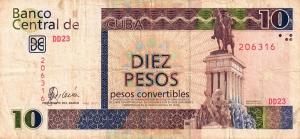 Gallery image for Cuba pFX49a: 10 Pesos Convertibles