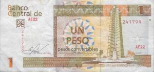 Gallery image for Cuba pFX53: 1 Peso Convertible