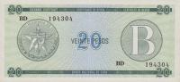 Gallery image for Cuba pFX9: 20 Pesos