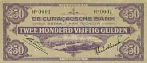 Gallery image for Curacao p13: 250 Gulden