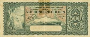 Gallery image for Curacao p21: 500 Gulden