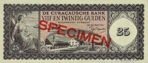 Gallery image for Curacao p40s: 25 Gulden