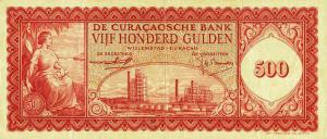 Gallery image for Curacao p44a: 500 Gulden