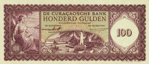 Gallery image for Curacao p49: 100 Gulden