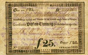 Gallery image for Curacao pA13: 25 Gulden