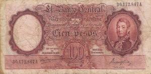 Gallery image for Argentina p267a: 100 Pesos from 1943