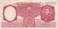 Gallery image for Argentina p270a: 10 Pesos from 1954