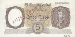 Gallery image for Argentina p275s: 5 Pesos